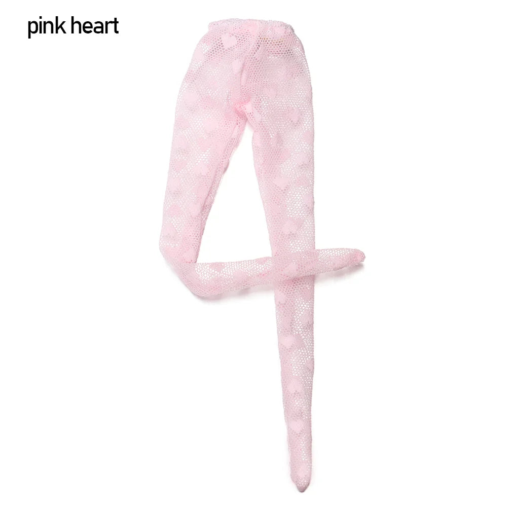 30cm Doll Silk Stockings – Mini Fishnet Tights for 1/6 Dolls, Elastic Leggings & Sock Accessory, Doll Girl Gift