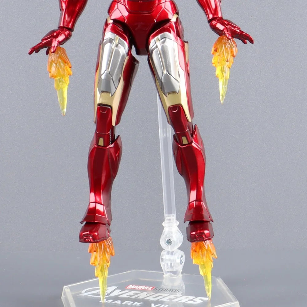 ZD Toys 7" Iron Man Action Figures – Joint Movable MK1 to MK50 Movie Collectible Dolls