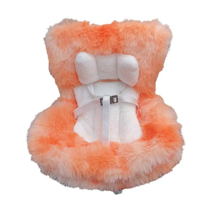 17cm Doll Seat Mini Sofa – Labubu Car Air Outlet Decoration & Doll Accessory Gift