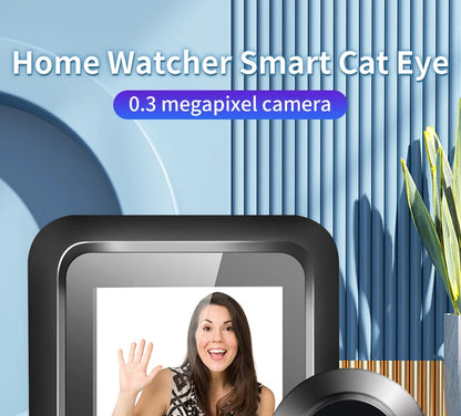 2.4" Smart Digital Door Viewer — 120° HD Security Camera, 240x320 Visual Doorbell, 300K Pixels