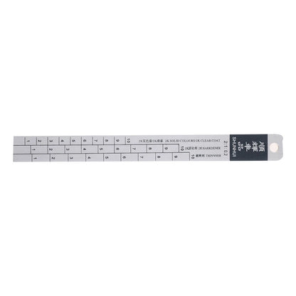 Paint Mixing Ratio Ruler – Standard Dipstick Scale Tool for Accurate Paint Measurement & Color Mixing in Automotive & DIY Projects