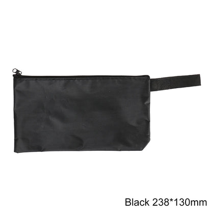 Waterproof Oxford Canvas Tool Bag — 420D Zipper Organizer, Portable Travel Storage Pouch for Tools & Accessories