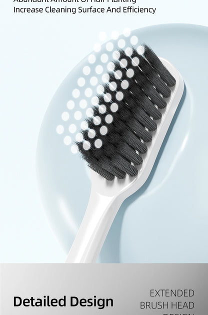 Y-Kelin Extra Hard Bristle Toothbrush Set – Small & Medium Brushes for Men, Household Oral Care