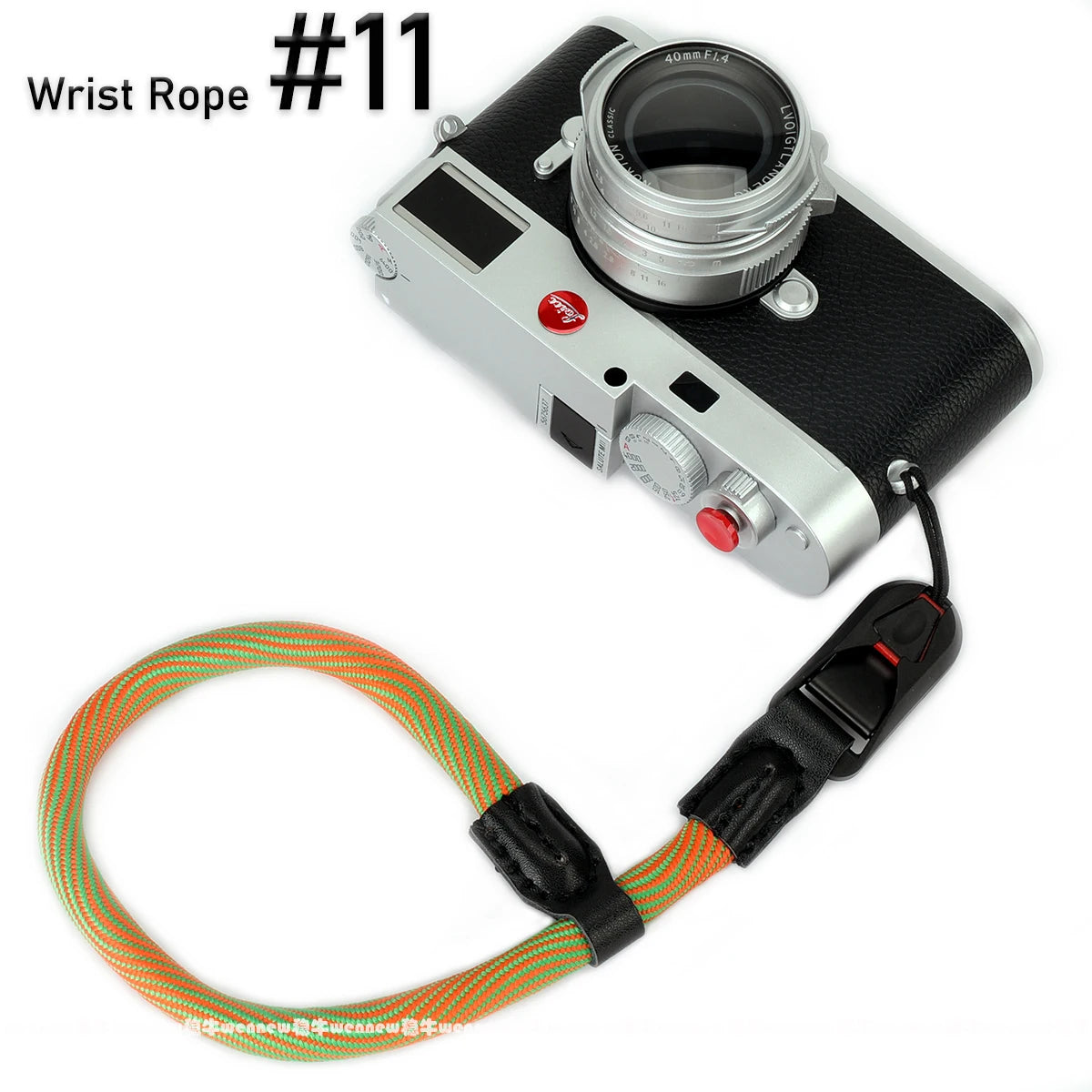 Nylon Rope Sling Quick Release Camera Strap – Wrist & Neck Shoulder Strap for Fujifilm, Sony, Nikon, Canon & Leica Mirrorless Cameras