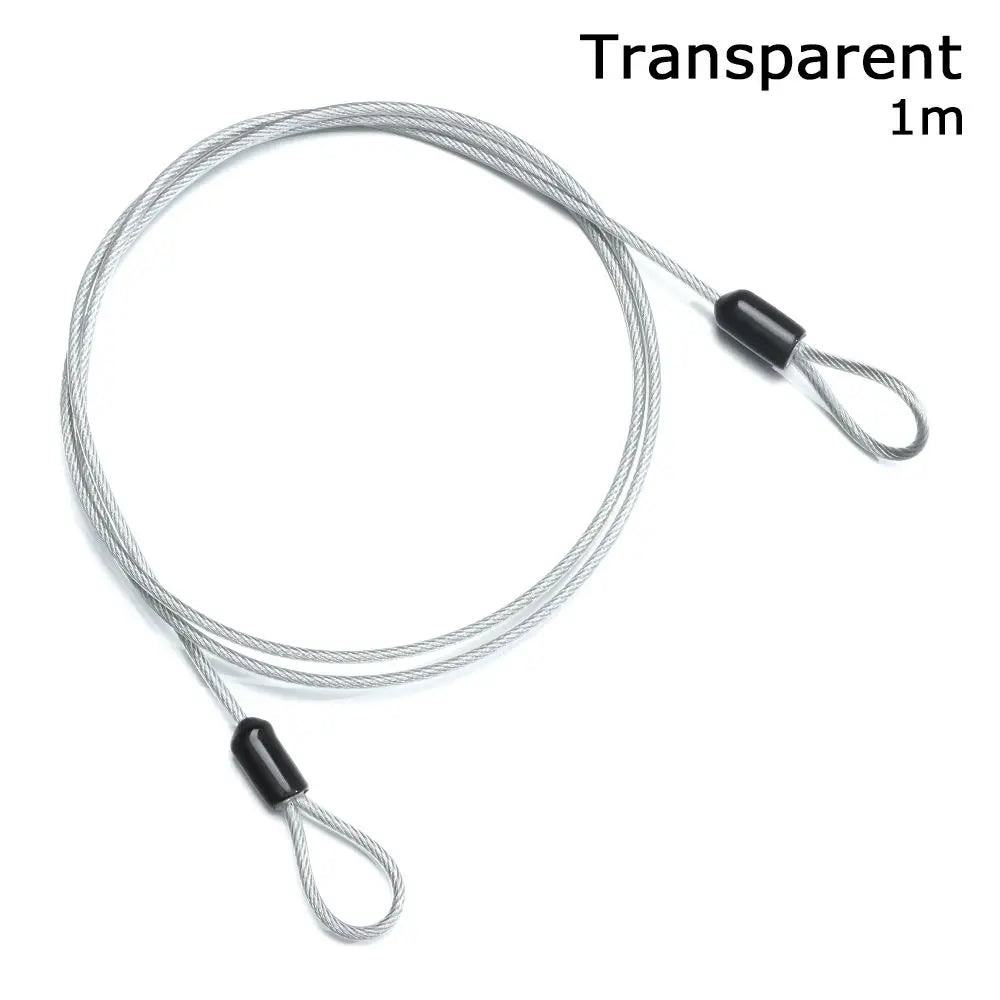 Strong Steel Bicycle Lock Cable 0.5/1/2M – Anti-Theft Cycling Safety Wire Lock for MTB & Road Bikes, Durable Bike Security Rope Accessory