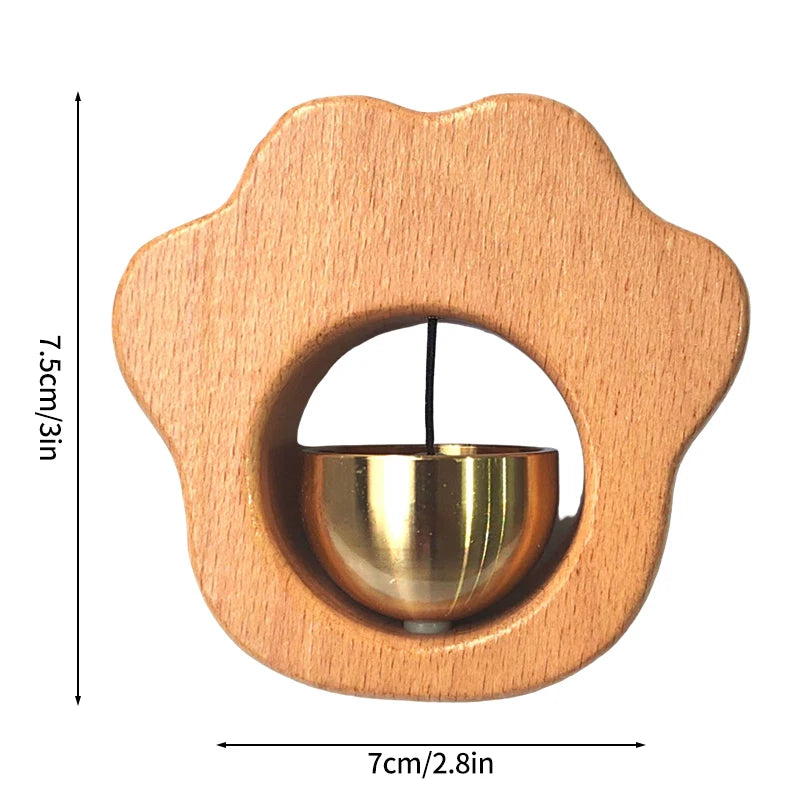 Wooden  Wind Chime Door Bell – Home & Room Decor, Front Door Reminder Bell