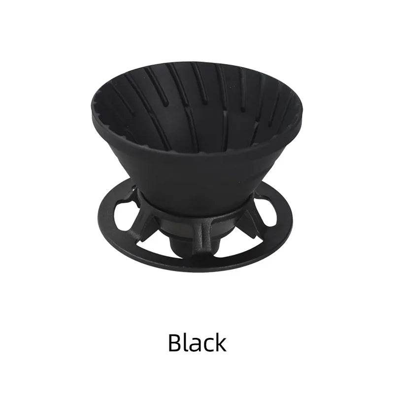 Reusable Silicone Coffee Filter Dripper – YRP Camping Pour Over Brewing Funnel for 1–2 Cups, Barista Coffee Making Tool Accessories