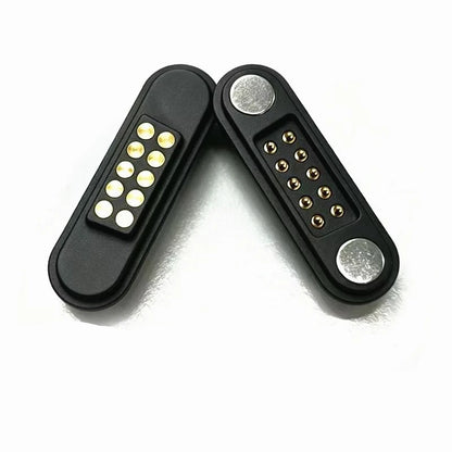 Magnetic Pogo Pin Connector - 2–14 Pin Spring-Loaded Contact Charging Dock, 2.8mm Pitch Plug