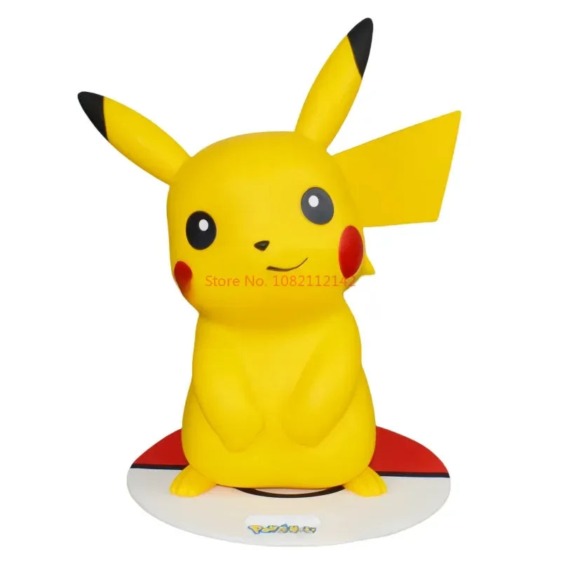Pokemon Large Figure Set — Pikachu, Charmander, Eevee, Squirtle & Pokeball Doll Figurines, Kids Collectible Toys & Gifts