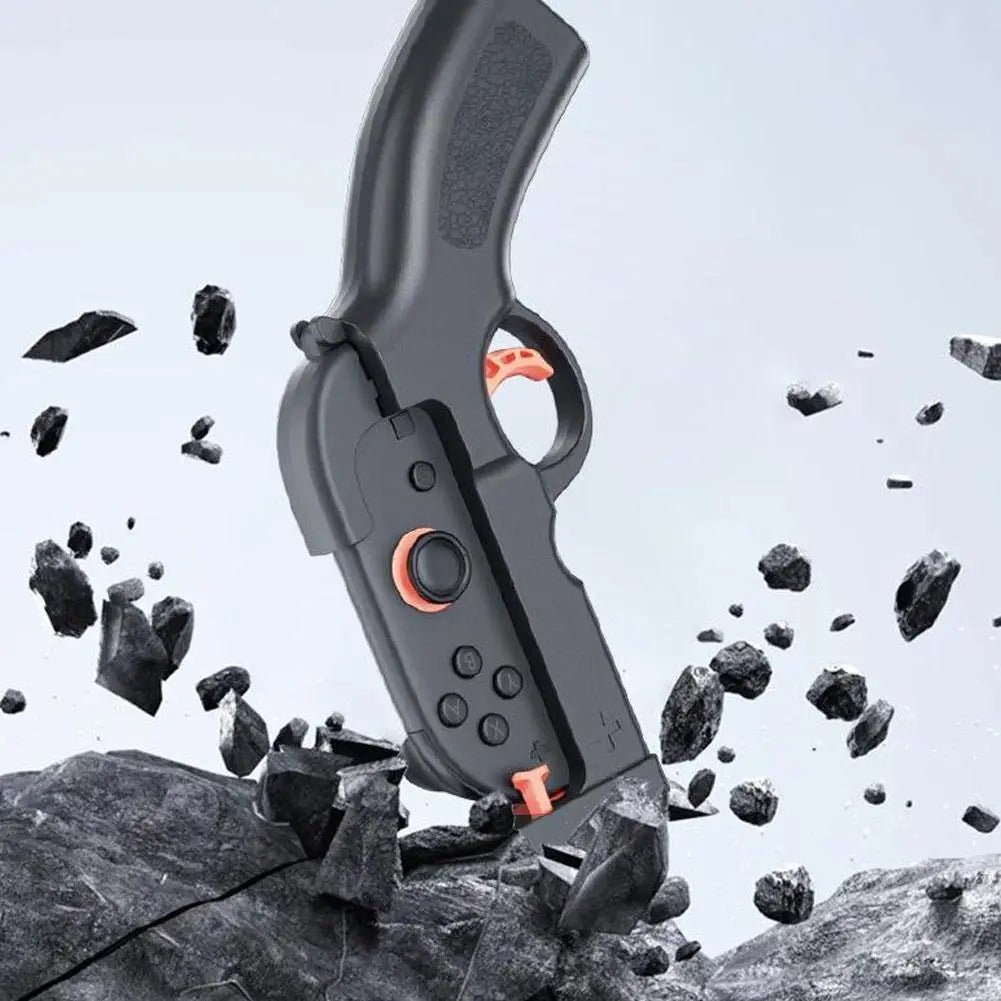 Switch2 Game Gun Controller – Left & Right Shooting Stock with Anti-Slip Grip for NS2