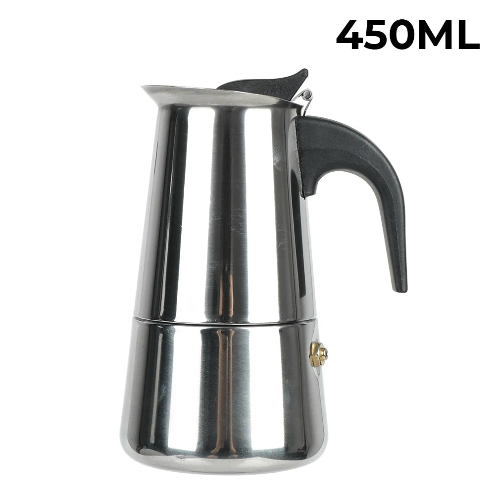 Mocha Coffee Pot - Aluminum Octagonal Stovetop Coffee & Tea Maker