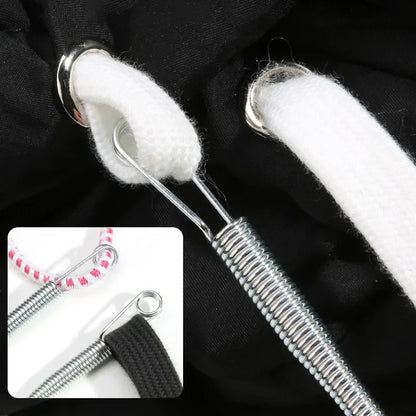 10/1PCS Rope & Drawstring Threader Tool — Bendable Spring Clip for DIY Sewing & Multi-Functional Accessories