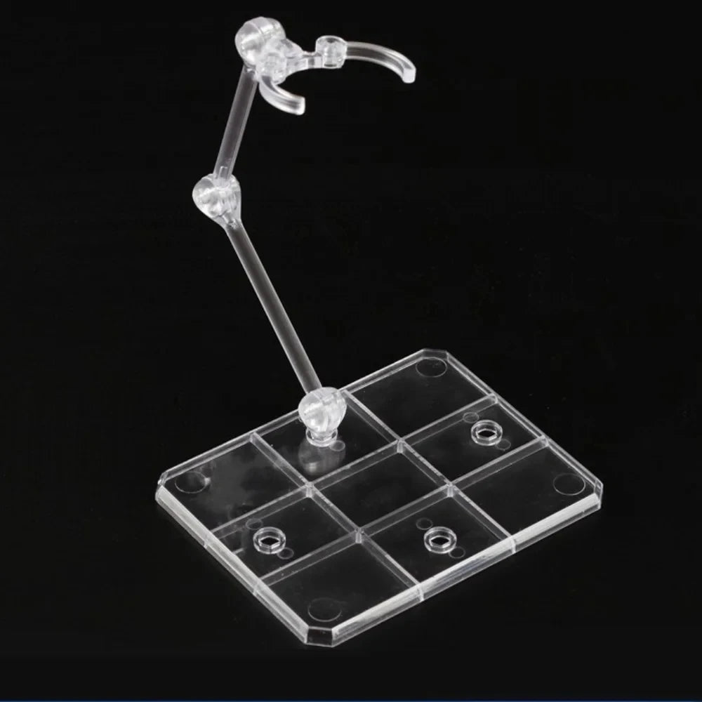 Clear Acrylic Action Figure Stand - Display Base Holder for Dolls, Toy Models & Collectible Figures