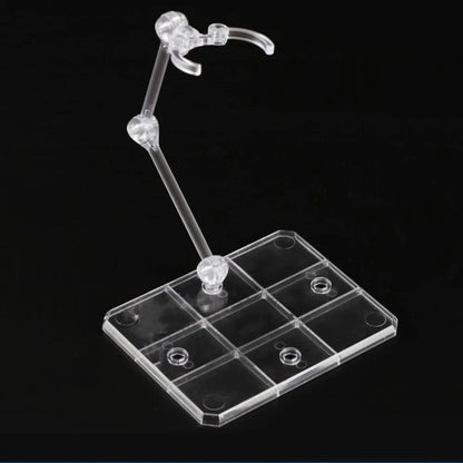 Clear Acrylic Action Figure Stand - Display Base Holder for Dolls, Toy Models & Collectible Figures