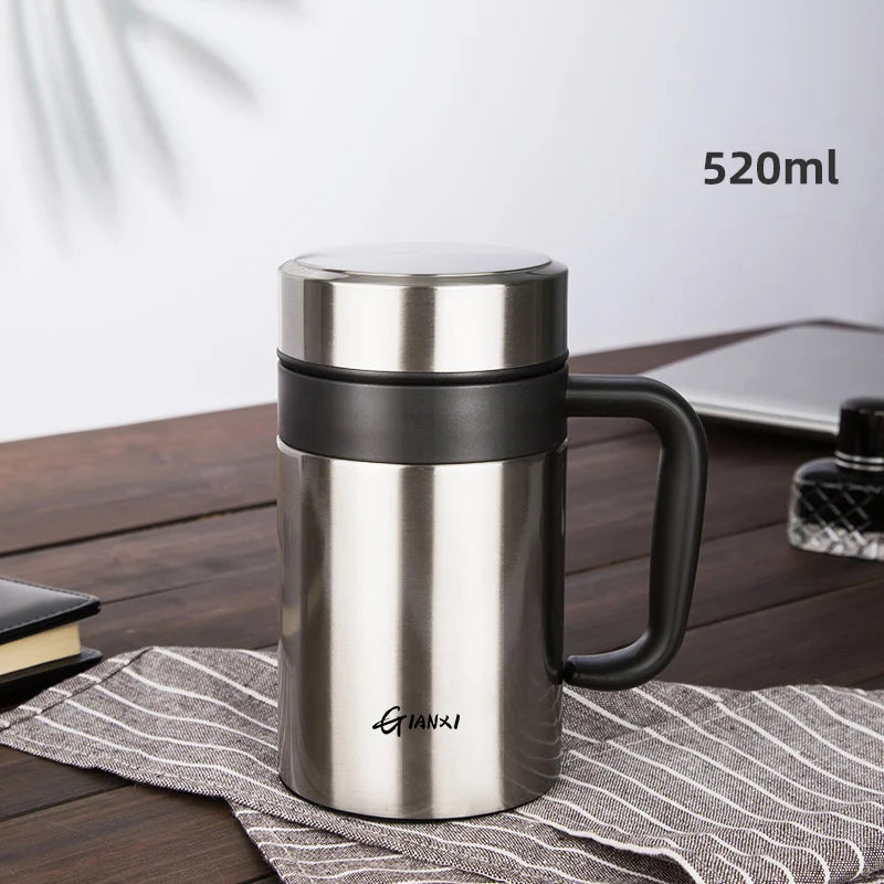 Large Capacity Stainless Steel Vacuum Flask Heat Preservation Insulated Household Cup