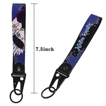 Anime Eagle Beak Keychain – Cool Short Lanyard for Phone, Badge Holder & USB Pendant