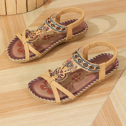 Women’s Summer Casual Sandals - Comfortable Walking Beach Shoes Outdoor Party Footwear for Ladies