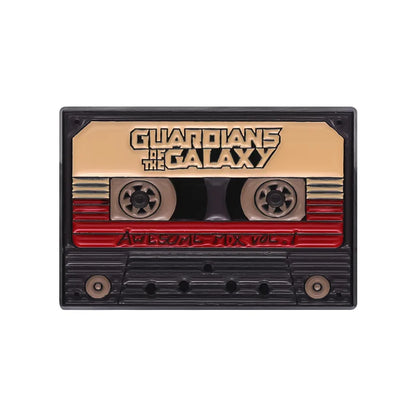 Magnetic Tape Music Series Metal Brooch – Versatile Clothing, Necklace & Badge Accessory with English Style