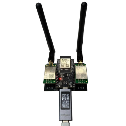 NRF24L01 High-Power Wireless Module Kit - ESP32 DevKitC, E01C & 5V 2A Power Supply for 2.4GHz Testing