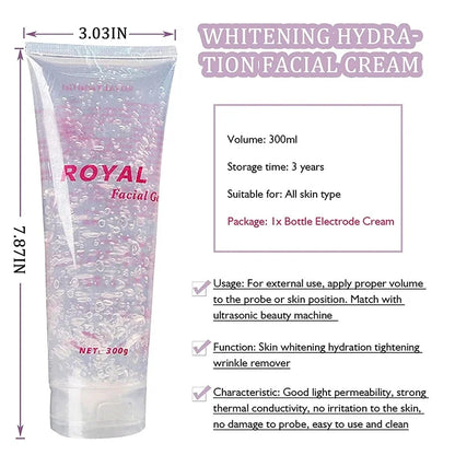 300ml Cooling Hair Removal Gel Cream – Full Body Depilatory Skin Care for Laser Hair Removal & Body Slimming (Men & Women)