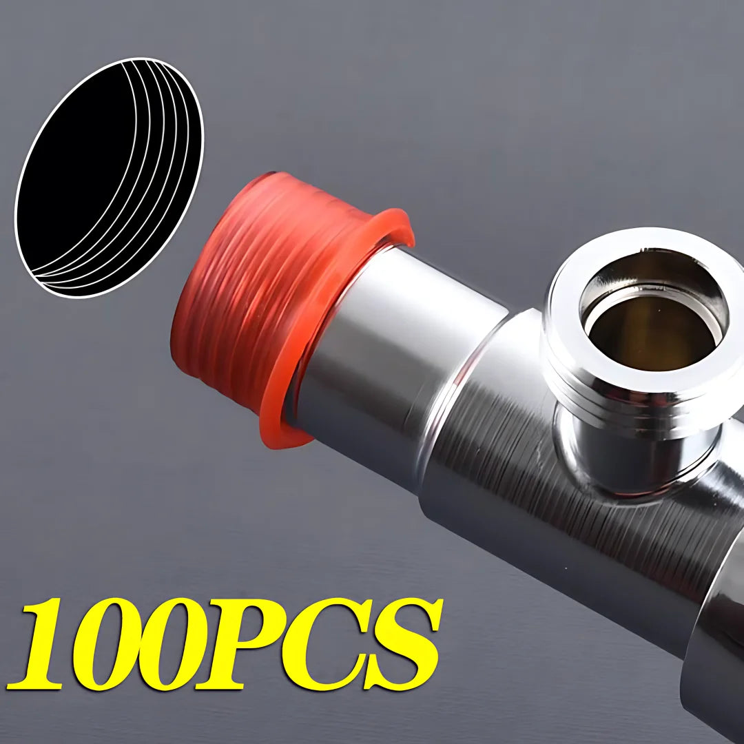 Leak-Proof Faucet Sealing Gasket - Heavy-Duty Hose Seal Prevents Dripping - Silicone Plumbing Fixture Fix