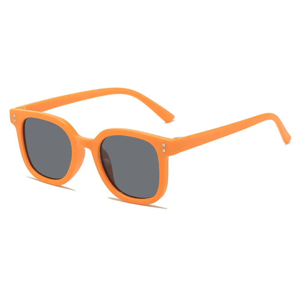 KLASSNUM 2026 Kids Sunglasses – Large Square UV Protection Shades for Ages 2–8, Trendy Black Sun Glasses for Boys & Girls Outdoor Travel