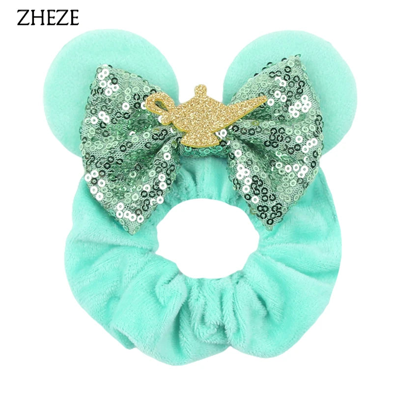 Velvet Mouse Scrunchies - Cute Elastic Ponytail Holders & Hair Accessories for Girls