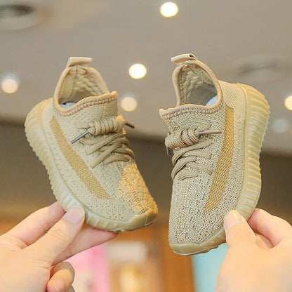 New Kids Fashion Sneakers – Breathable, Soft Bottom Casual Running Shoes for Boys & Girls