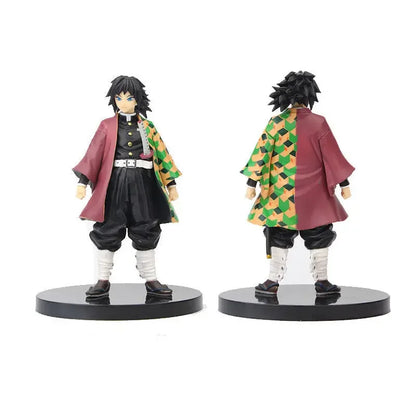Anime Demon Slayer Kimetsu No Yaiba Action Figures – Tanjirou, Nezuko, Zenitsu & Inosuke PVC Model Toys