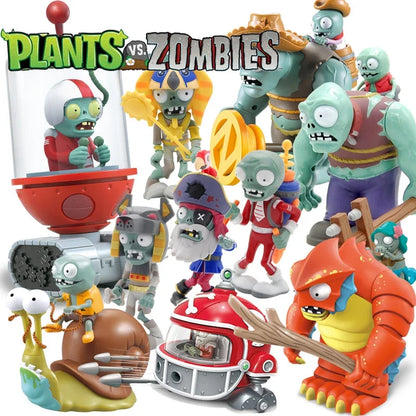 Plants vs Zombies 2 Toy Figure Set – Mechanical Shark & Wild West Gargantuar Game Character Collectible Gift