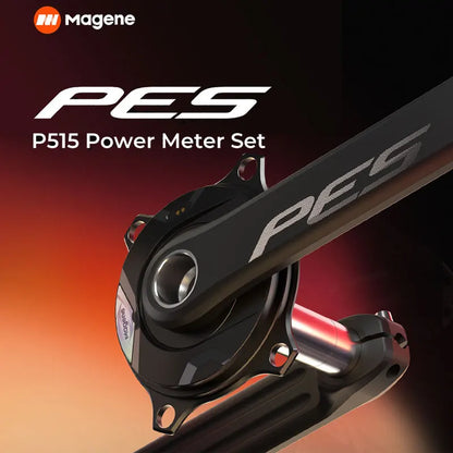 Magene PES P515 Power Meter Crankset - 4-Bolt 110BCD Cadence Sensor Crankset Compatible with Shimano & SRAM