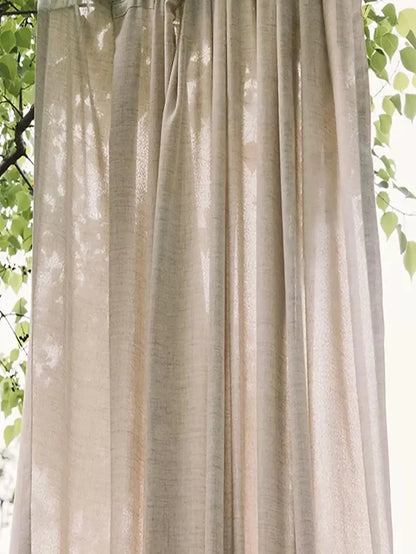 Thickened Cotton Linen Semi-Shading Curtains – Stylish Window Drapes for Bedrooms & Living Rooms