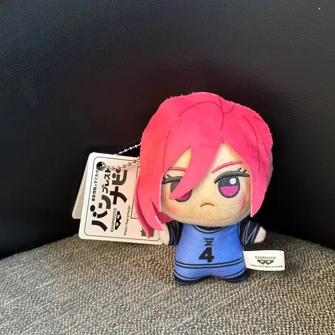 Mini Blue Lock Plush Keychain – Nagi Anime Backpack Charm & Cute Stuffed Doll Gift