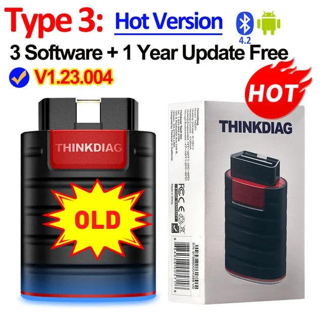THINKCAR Thinkdiag OBD2 Scanner – Full Software Bidirectional Car Diagnostic Tool
