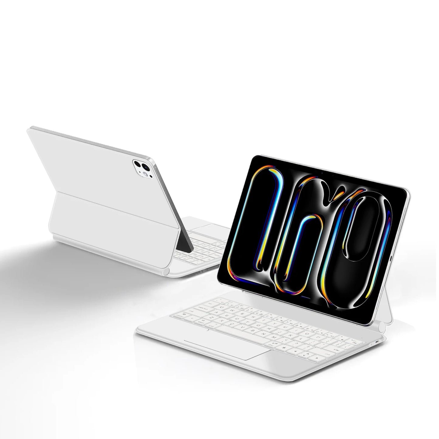 Backlight Magic Keyboard Case for iPad Pro 11/13 & iPad Air 11/13 Inch (2024) – M4/M2 Smart Folio Cover