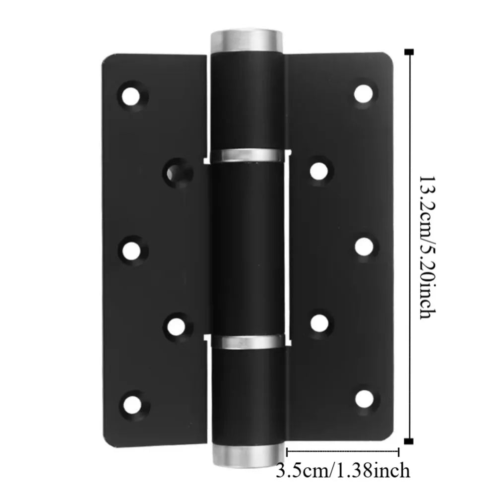 Adjustable Hydraulic Door Hinge - Silent Close Invisible Folding Hinge with Strong Load Capacity