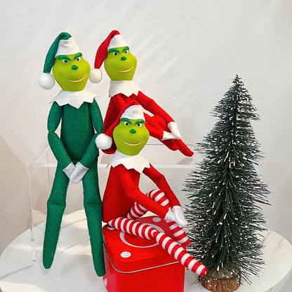 2025 New Anime Christmas Doll – PVC Action Figure Toy for Desk, Bookshelf, and Holiday Gift