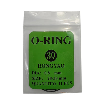 Watch Back O-Ring Gasket - Waterproof Silicone Seal with Grease Lubricant for Watch Crown and Case Repair