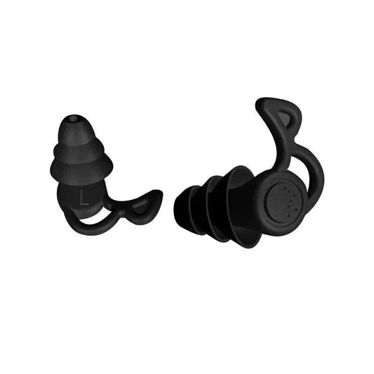 3-Layer Anti-Noise Silicone Earplugs – Reusable Waterproof Swimming & Sleeping Ear Protectors for Diving, Surfing & Comfort Fit