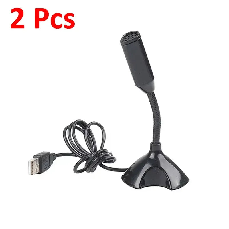 USB Studio Microphone with Adjustable Stand - Desktop Gaming, Streaming & Recording Mic for Laptop & Computer