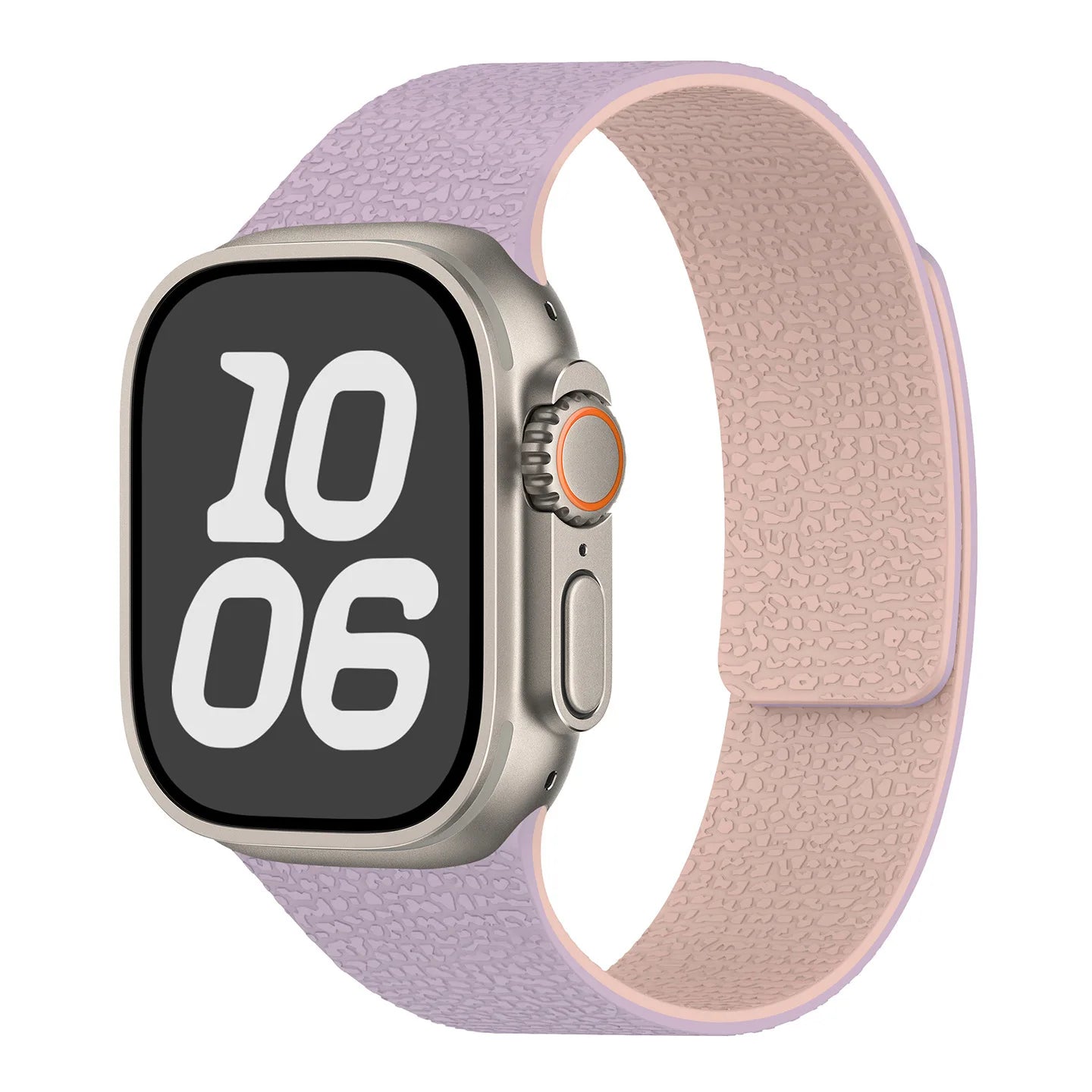 Silicone Magnetic Strap for Apple Watch - Adjustable Band for 49mm/46mm/45mm/44mm/42mm/41mm/40mm Series Ultra, SE & More