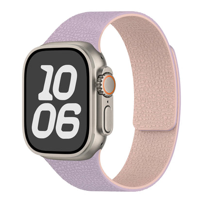 Silicone Magnetic Strap for Apple Watch - Adjustable Band for 49mm/46mm/45mm/44mm/42mm/41mm/40mm Series Ultra, SE & More