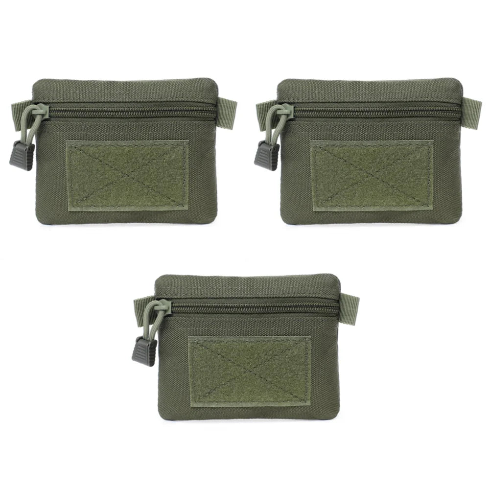 Outdoor Waterproof EDC Molle Wallet — Portable Travel Zipper Waist Pouch for Camping, Hiking & Hunting