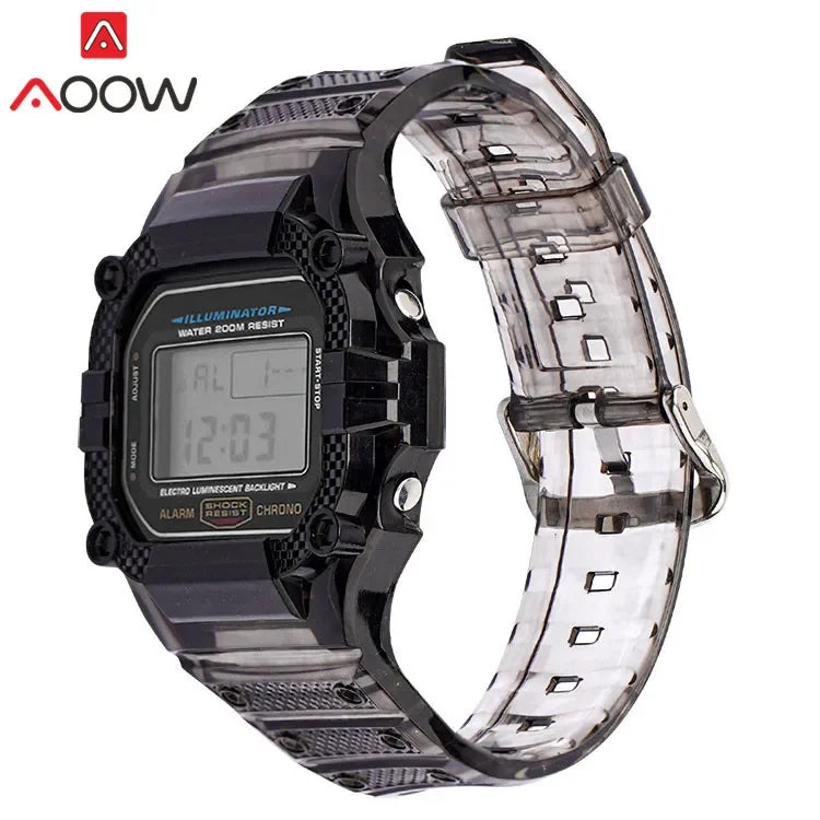 Transparent TPU Resin Watch Band and Bezel Kit for Casio G-SHOCK DW-5600 GW-M5610 GLS-5600 - Protective Replacement Strap and Case Set
