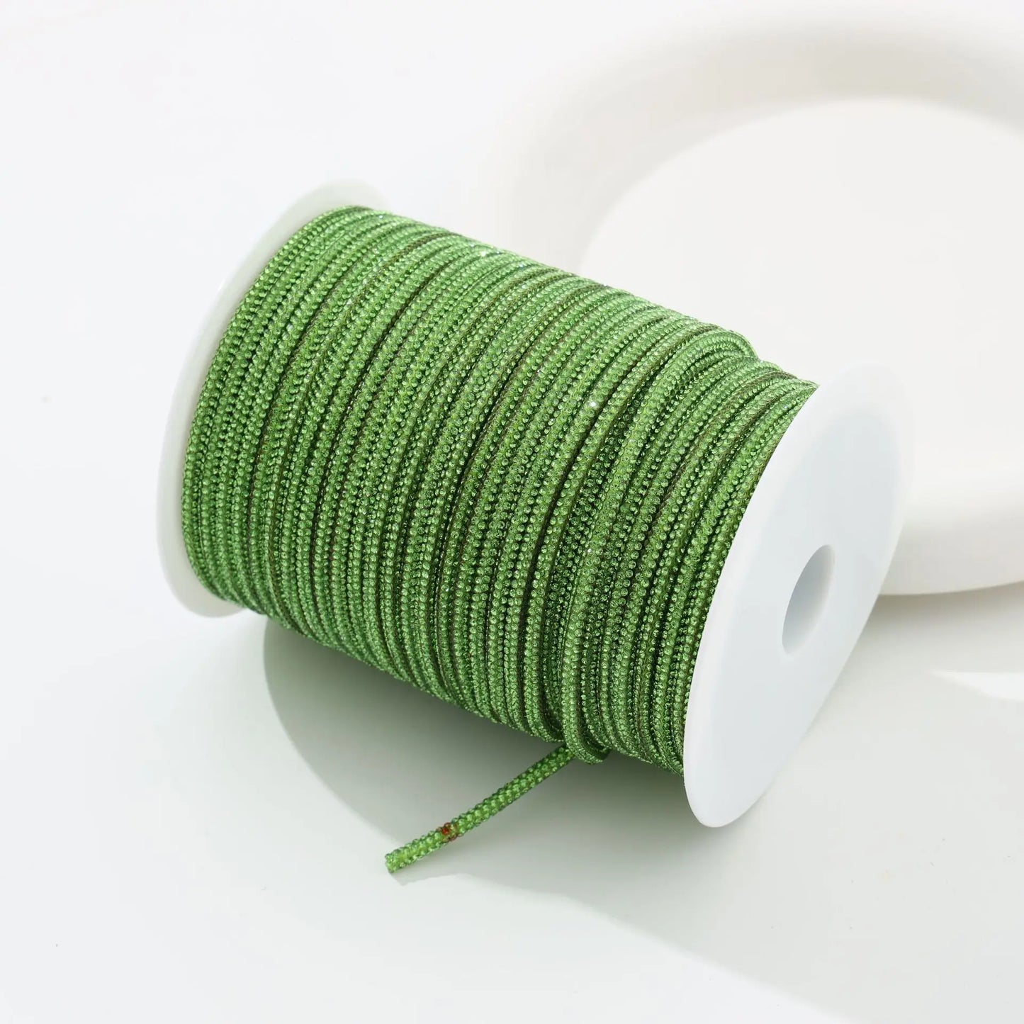 Rhinestone Cord Trim - 10-50 Yard Sparkling DIY Craft String for Clothing, Shoes, Bags & Wedding Decor