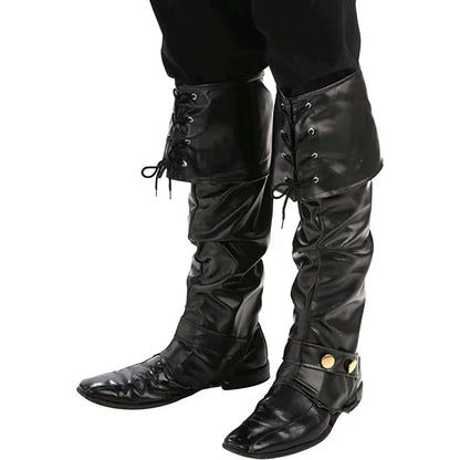 Medieval Viking Gothic Cosplay Shoes – Renaissance Warrior Knight Costume Footwear for Men & Women, Halloween & Carnival Party