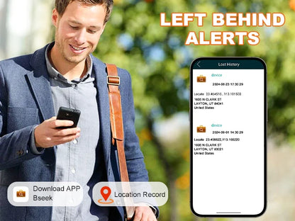Smart Tracker Wallet for Men - GPS Finder Slim Wallet Gift for Dad, Birthday & Christmas 2025