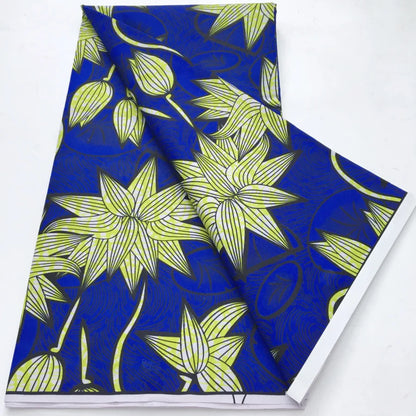 African Wax Print Fabric - Nigerian Ankara Batik Dutch Fabric for Women’s Dresses & Sewing Materials