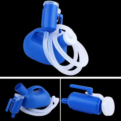 Portable Urinal with Extension Hose: 2000ml Capacity for Men and Women - Ideal for Camping and Travel