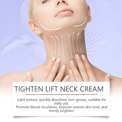 Neck Cream – Tightening, Lifting, Brightening & Nourishing, Smooths Fine Lines, 100% Moisturizer